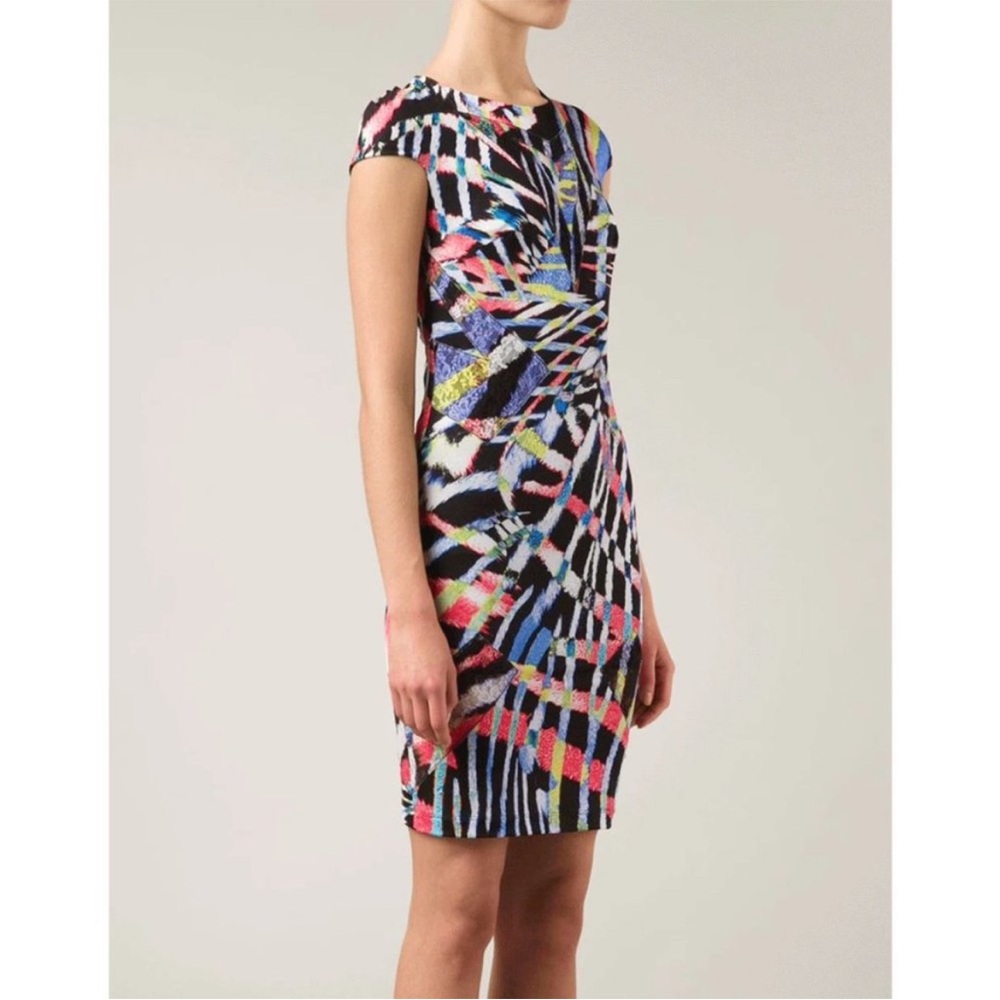 Just Cavalli printed sheath dress sz 44